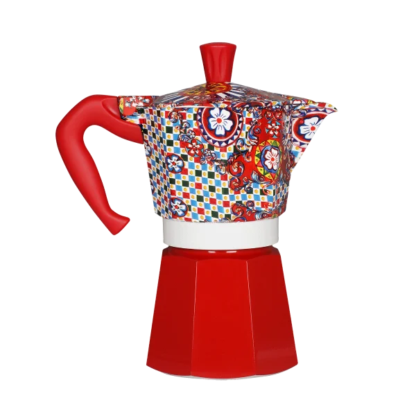 Moka Express Bialetti Dolce&Gabbana 6 Pocillos | Carretto Siciliano - Imagen 6