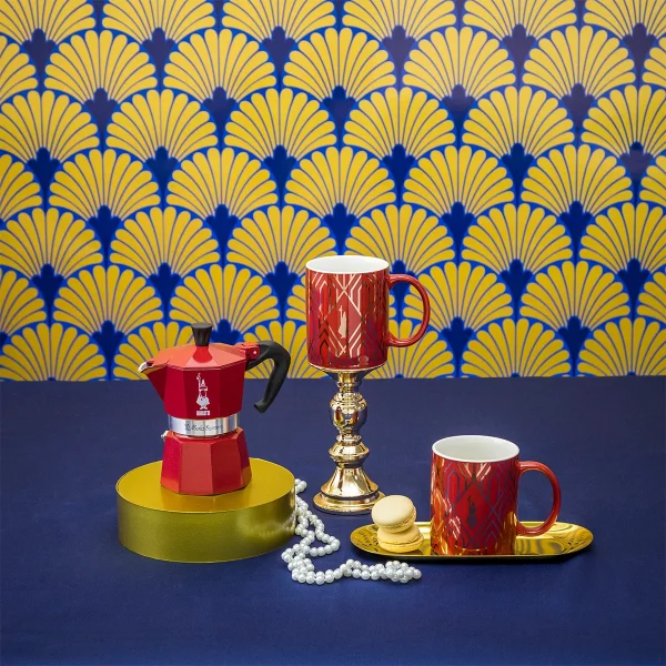 Moka Express Déco Glamour l 6 Pocillos + 2 Mugs - Imagen 2