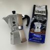 SET MOKA 4 TZ grabada con 250grs. CAFE MOLIDO