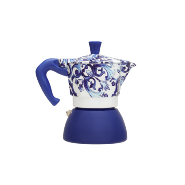 Moka Induccion Dolce&Gabbana 4 Pocillos l Blu Mediterraneo - Imagen 4