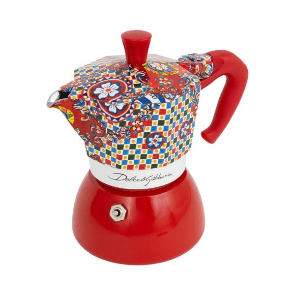 Moka Induccion Dolce&Gabbana 4 Pocillos l Carreto Siciliano - Imagen 2