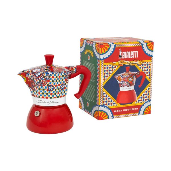 Moka Induccion Dolce&Gabbana 4 Pocillos l Carreto Siciliano - Imagen 3