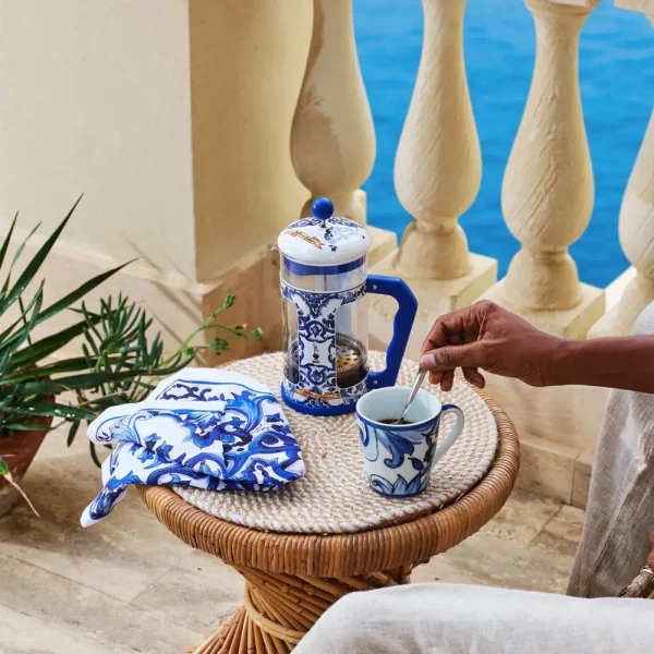 Coffee Press Bialetti Dolce&Gabbana 350ml. | Blu Mediterraneo - Imagen 3