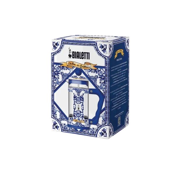 Coffee Press Bialetti Dolce&Gabbana 1lt. | Blu Mediterraneo - Imagen 2
