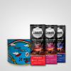Pack Cafe Degustacion Molienda Universal l Intenso, Clasico y Pregiato y Contenedor
