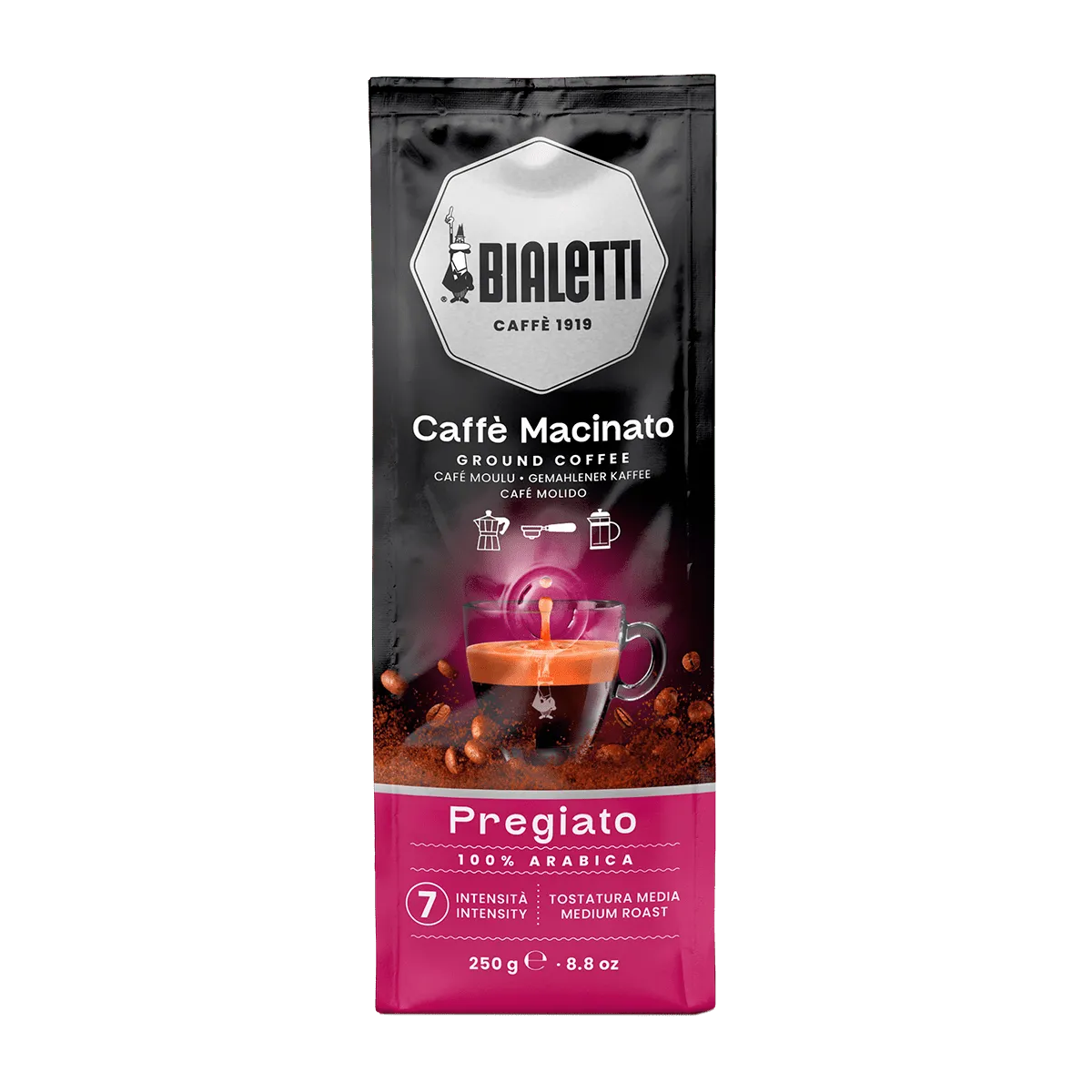 Cafe Molido – Molienda Universal l Pregiato 250 grs.